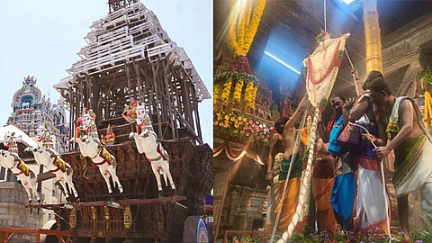 நெல்லையப்பர் கோவிலில் திருக்கொடியேற்றம்
