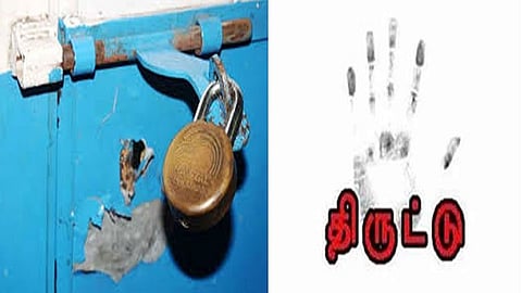 கடைகளின் பூட்டை உடைத்து திருட்டு