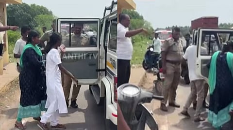 நீட் தேர்வு எழுதச் சென்றபோது சாலை விபத்தில் சிக்கிய மாணவி; காவல்துறையினர் செய்த செயலால் நெகிழ்ச்சி