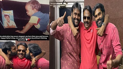 வைரலாகும் நடிகர் சண்முகபாண்டியனின் தந்தையர் தின பதிவு