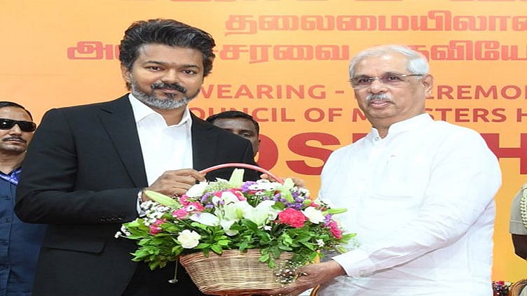 முதல்-அமைச்சர் விஜய்க்கு கவர்னர் அர்லேகர் பிறந்தநாள் வாழ்த்து