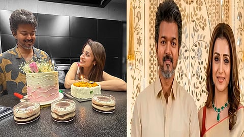 முதல்-அமைச்சர் விஜய்க்கு இன்ஸ்டாவில் பிறந்த நாள் வாழ்த்து தெரிவித்த நடிகை திரிஷா
