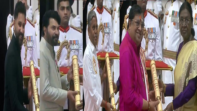 ரோகித் சர்மா, மாதவன் உள்ளிட்ட 65 பேருக்கு பத்ம விருதுகளை வழங்கினார் ஜனாதிபதி திரவுபதி முர்மு