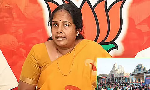 வானதி சீனிவாசன்,திருச்செந்தூர் முருகன் கோவில்