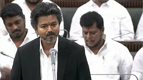
மக்கள் பணத்தை தொட மாட்டோம்; தொட்டவர்களை விடமாட்டோம்:  முதல்-அமைச்சர் விஜய்
