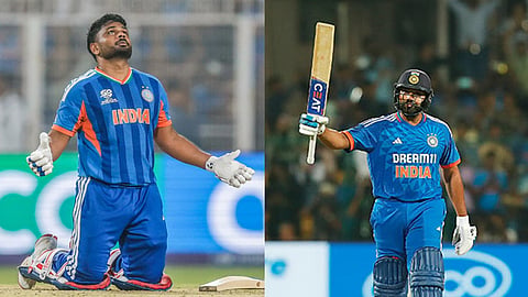 இன்னும் 84 ரன்கள்... ரோகித் சர்மாவின் சாதனையை முறியடிக்க காத்திருக்கும் சஞ்சு சாம்சன்