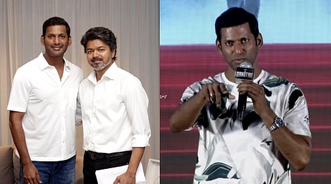 'பதவி மட்டும் மாறியுள்ளது; விஜய் மாறவில்லை' – விஷால் நெகிழ்ச்சி பேச்சு