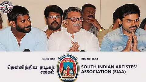 
நடிகர் சங்க நிர்வாக பதவிக்கால நீட்டிப்பு விவகாரம்: ஐகோர்ட்டில் புதிய திருப்பம்