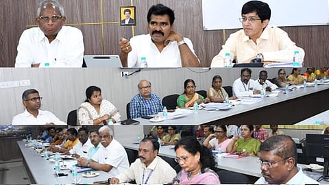 மின்வாரிய உயர்மட்ட ஆய்வுக் கூட்டம்: மின் திட்டங்களை விரைவுபடுத்த அமைச்சர் நிர்மல் குமார் அறிவுறுத்தல்
