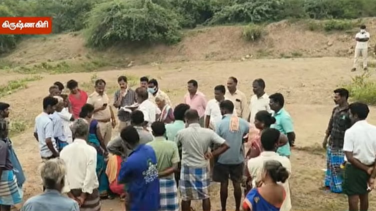 வழக்கு விசாரணைக்காக நீதிமன்றத்திற்கு சென்ற நபர் 4 நாட்களுக்குப் பின் சடலமாக மீட்பு - கிருஷ்ணகிரியில் பரபரப்பு