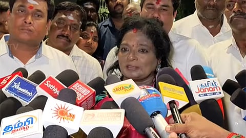 ‘அனிதா ராதாகிருஷ்ணன் கைது செய்யப்பட வேண்டியவர்’ - தமிழிசை சவுந்தரராஜன் தாக்கு
