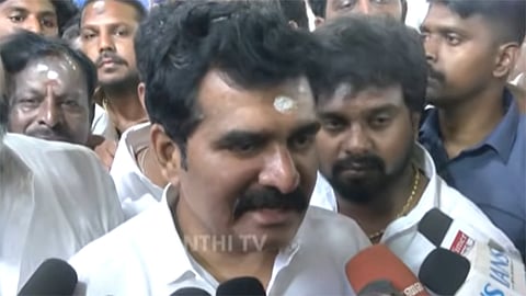 ‘மீனாட்சி அம்மன் கோவிலில் திட்டமிட்டபடி கும்பாபிஷேகம் நடைபெறும்’ - அமைச்சர் சி.டி.ஆர்.நிர்மல்குமார்