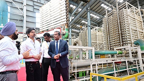 கடல்நீரை குடிநீராக்கும் திட்டப் பணிகள் குறித்து முதல்-அமைச்சர் விஜய் நேரில் ஆய்வு
