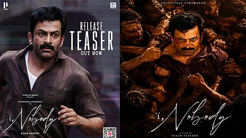 பிருத்விராஜின்  ‘ஐ நோபடி’ படத்தின்  ரிலீஸ் டீசர் வெளியானது