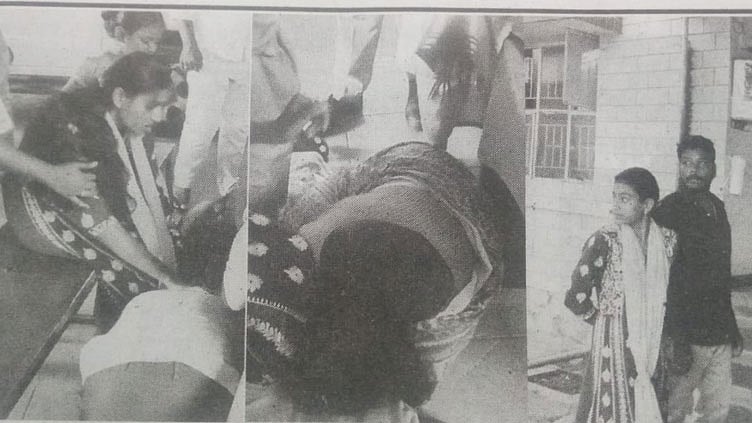 திருப்பத்தூரில் பரபரப்பு: காலில் விழுந்து கதறி அழுத பெற்றோர்; காதலன் தான் வேண்டும் என கூறி சென்ற மாணவி