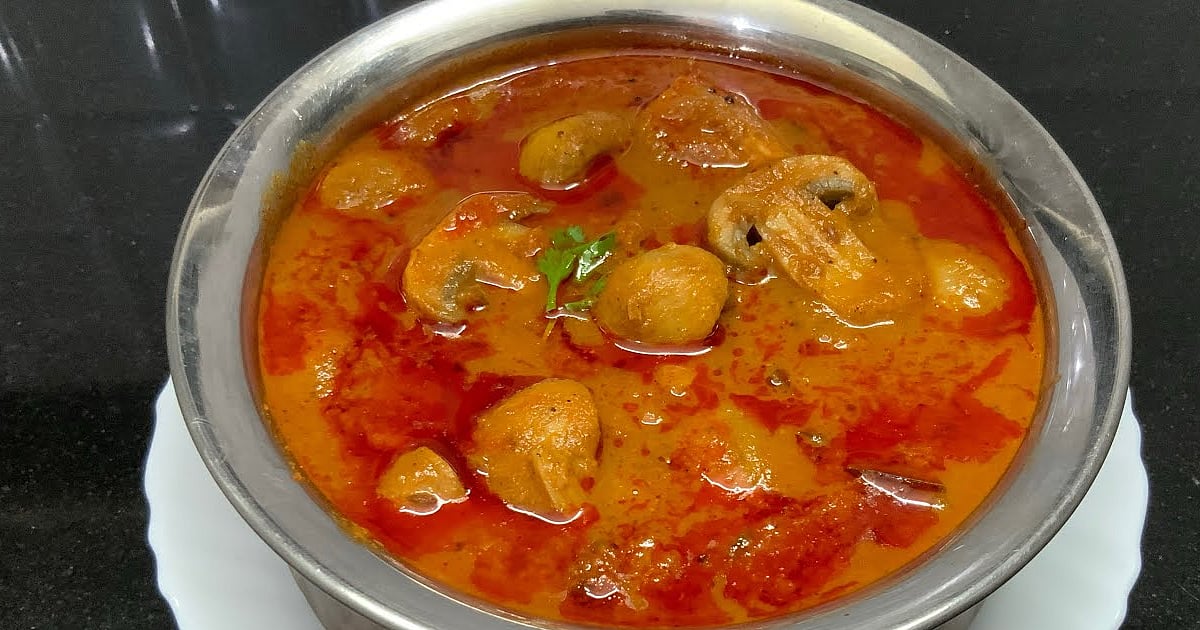 செட்டிநாடு ஸ்டைல் காளான் குழம்பு... ஒருமுறை செய்தால் மீண்டும் மீண்டும் செய்வீர்கள்!