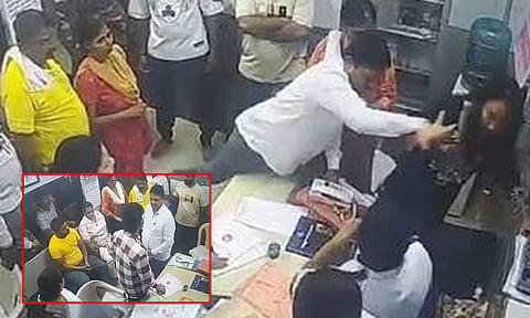 
சிவசேனா உறுப்பினர் தாக்கிய விவகாரம்; வேலையே வேண்டாம் என நகரை விட்டு வெளியேறிய டாக்டர்
