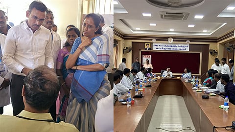 ஜோதிமணி,சுகாதாரத்துறை அமைச்சர் டாக்டர் கே.ஜி. அருண்ராஜ்