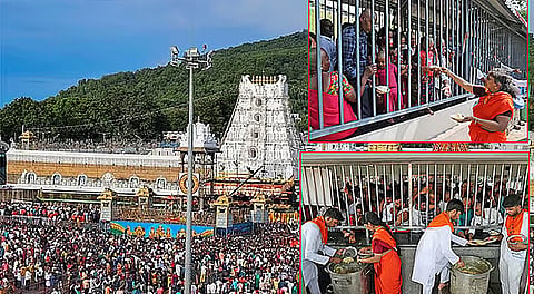 திருப்பதியில் 30 மணி நேரம் காத்திருந்து பக்தர்கள் சாமி தரிசனம்