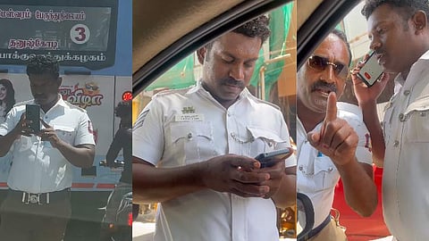 ராமேஸ்வரம்: கேரள வாகன ஓட்டியிடம் வாக்குவாதத்தில் ஈடுபட்ட டிராபிக் போலீசார் - வைரல் வீடியோ

