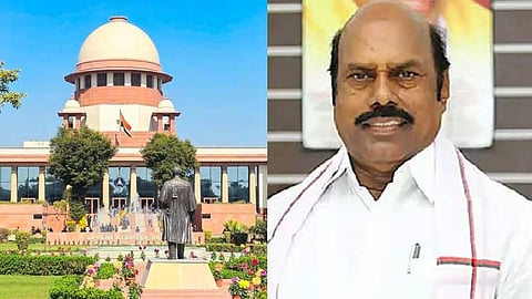 எ.வ.வேலுவுக்கு எதிரான லுக் அவுட் நோட்டீசுக்கு தடை: சுப்ரீம் கோர்ட்டில் மேல்முறையீடு