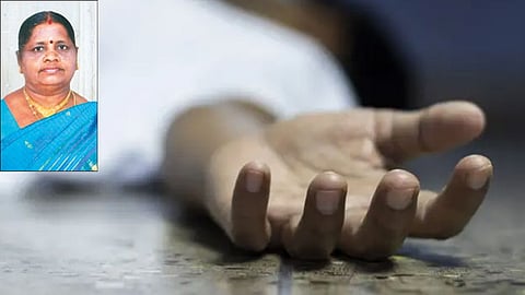 பெண் கத்தியால் குத்திக்கொலை