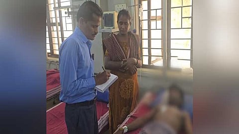 அரசுப் பள்ளியில் பயங்கரம்.. 12-ம் வகுப்பு மாணவருக்கு கத்திக்குத்து
