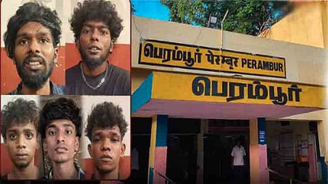 முன்னாள் காதலியை கொலை செய்ய முயன்ற இளைஞர் உட்பட 5 பேர் கைது.