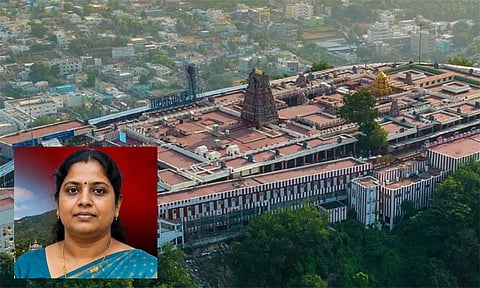 பழனி கோவில், நில மோசடி, சஸ்பெண்ட்