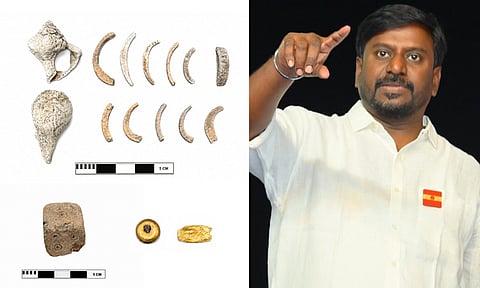 தென்காசி அருகே அகழாய்வில் தொல்பொருட்கள் கண்டெடுப்பு - அமைச்சர் ராஜ்மோகன் தகவல்