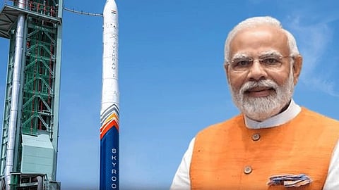 ’விக்ரம்-1 ராக்கெட் வெற்றிபெறட்டும்': பிரதமர் மோடி வாழ்த்து