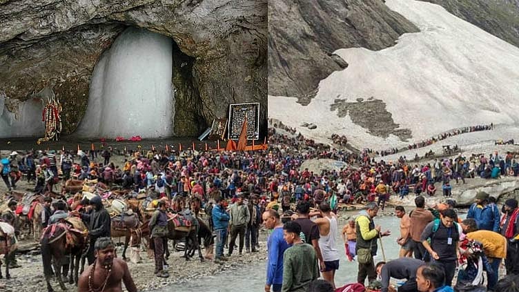 அமர்நாத் யாத்திரை தற்காலிக நிறுத்தம்

