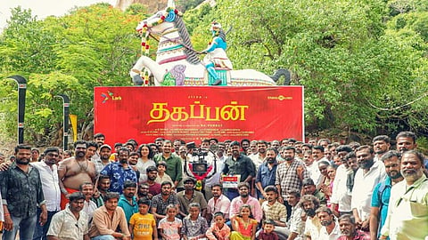 ஜீவாவின் “தகப்பன்” படத்தின் படப்பிடிப்பு பூஜையுடன் துவக்கம்