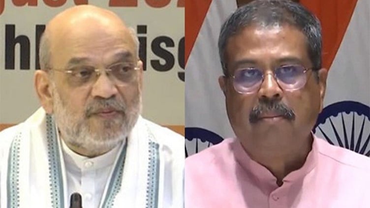 டெல்லியில் தீவிரமடையும் போராட்டம் - மத்திய மந்திரி அமித்ஷாவுடன் தர்மேந்திர பிரதான் சந்திப்பு