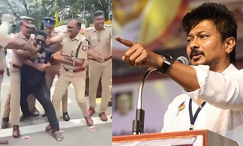 நீட் தேர்வுக்கு எதிராக எழுப்பப்படும் குரல்களை ஒடுக்குவதா..? - உதயநிதி ஸ்டாலின் கண்டனம்