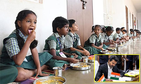 முதல்வரின் காலை உணவு திட்டம்: பெயர் மாற்றம் செய்த த.வெ.க. அரசு