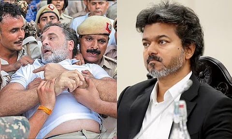 ஜனநாயகத்திற்கு எதிரானது: ராகுல் காந்தி கைதுக்கு முதல்-அமைச்சர் விஜய் கண்டனம்