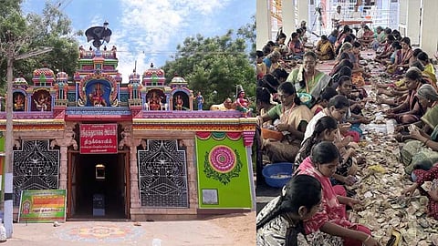 குரங்கணி முத்துமாலை அம்மன் கோவிலில் ஆனி கொடை விழா நிறைவடைந்ததும் உண்டியல்கள் திறக்கப்பட்டு காணிக்கை எண்ணப்பட்டது.