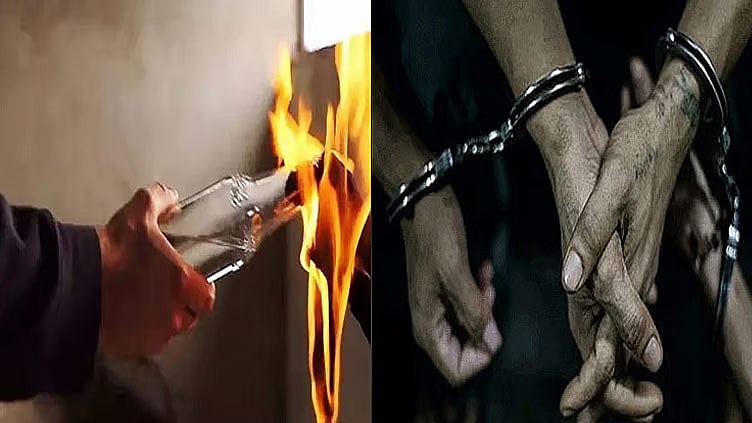 முன்விரோதம் காரணமாக வீட்டில் பெட்ரோல் குண்டு வீச்சு: 2 இளஞ்சிறார்கள் உட்பட 3 பேர் கைது 