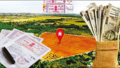 காரைக்குடி: ரூ.100 கோடி கோவில் நிலத்தை தனிநபர் பத்திரப்பதிவு செய்ததாக கிராம மக்கள் புகார்