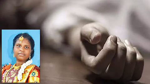 திருமணமான 5 மாதங்களில் புதுப்பெண் வெட்டிக்கொலை - குடும்பத்தகராறில் கணவர் வெறிச்செயல்