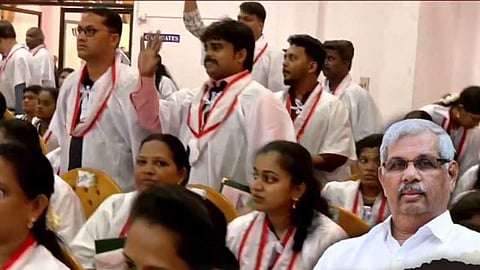 நெல்லை மனோன்மணியம் சுந்தரனார் பல்கலைக்கழகம் பட்டமளிப்பு விழாவில் சலசலப்பு