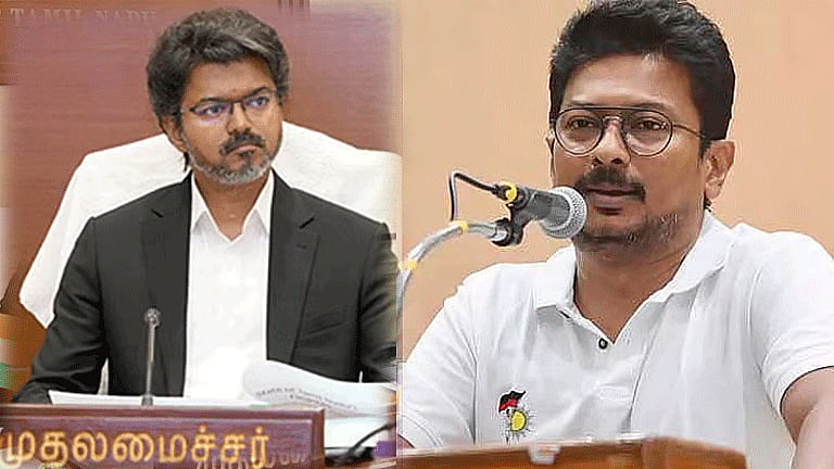 தமிழ்நாட்டின் உரிமையை அடகு வைத்துள்ளார் முதல்-அமைச்சர் விஜய்: உதயநிதி ஸ்டாலின் சாடல்