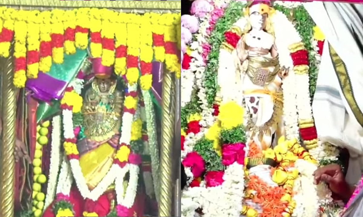 ஆடித்தபசு விழா கோலாகலம்: ஒற்றைக்காலில் தவமிருந்த கோமதி அம்மனுக்கு காட்சி அளித்த சங்கர நாராயணர்