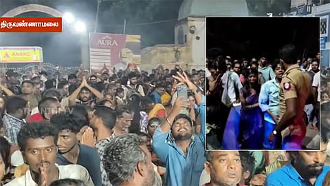 திருவண்ணாமலையில் கிரிவலத்தின்போது பக்தர்களின் செல்போன்களை திருட முயன்ற தம்பதி உள்பட 3 பேர் கைது  
