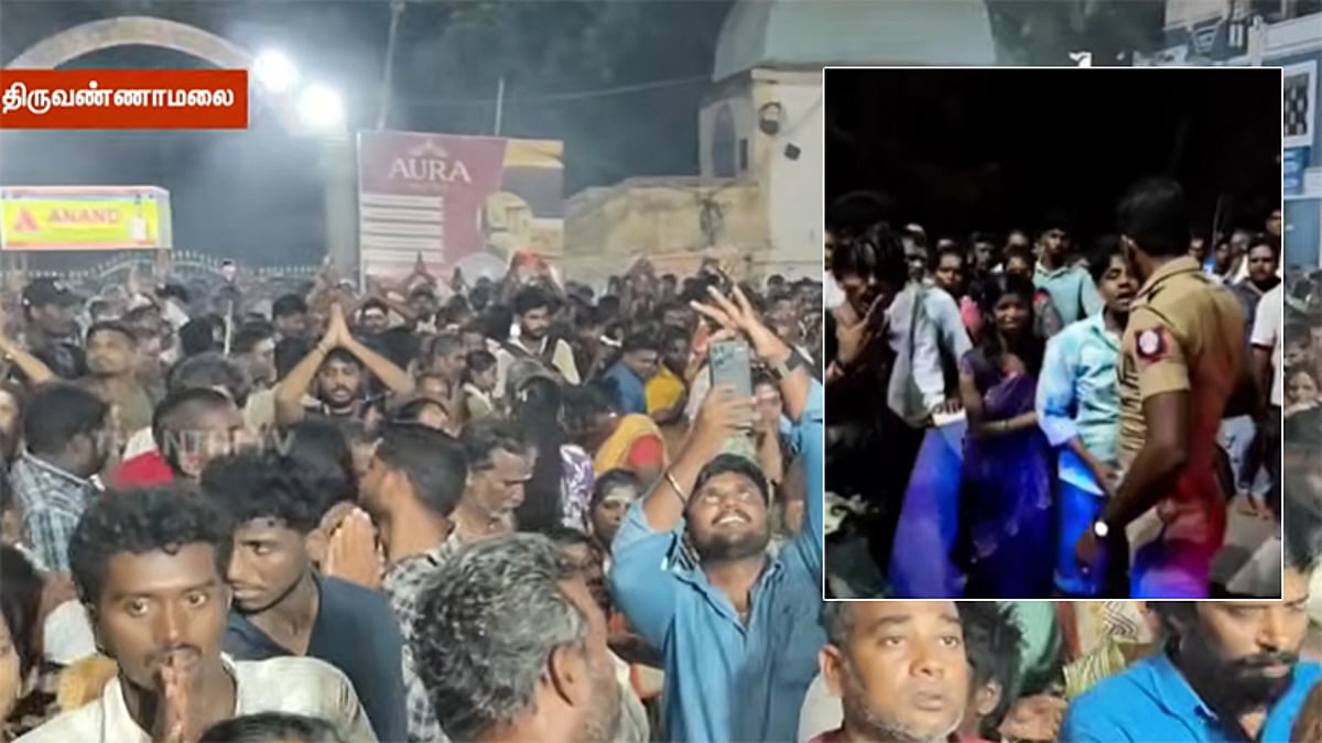 திருவண்ணாமலையில் கிரிவலத்தின்போது பக்தர்களின் செல்போன்களை திருட முயன்ற தம்பதி உள்பட 3 பேர் கைது