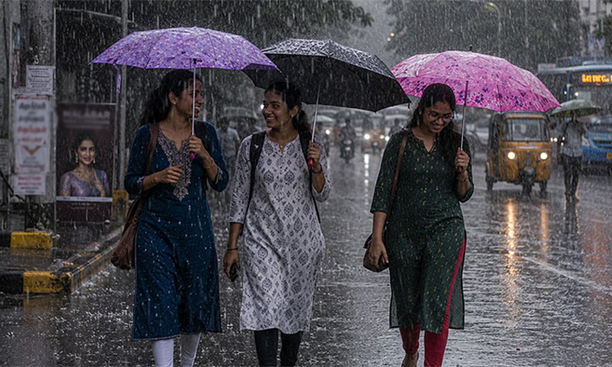 தமிழகத்தில் அடுத்த 5 நாட்களுக்கு கனமழைக்கு வாய்ப்பு