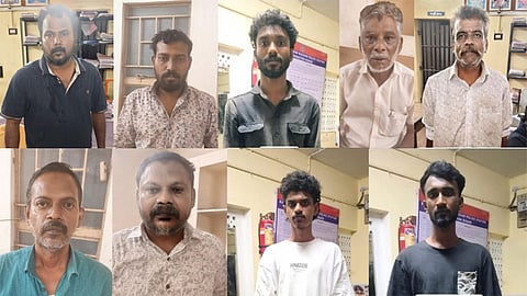 போதைப்பொருள் தொழிற்சாலை,9 பேர் கைது