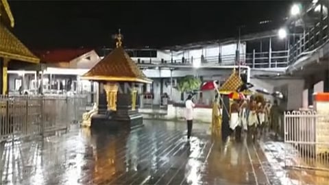 கேரளாவில் கனமழை: சபரிமலை செல்லும் பக்தர்களுக்கு தேவசம்போர்டு எச்சரிக்கை 
