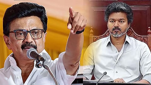 தனி ஆவர்த்தனம் செய்ய நினைத்துத் தனிமைப்பட்டு நிற்கிறார் முதல்-அமைச்சர் விஜய் - மு.க. ஸ்டாலின்